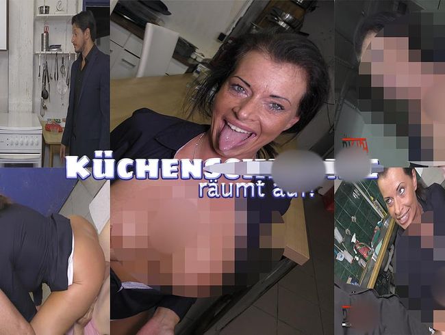 DaCada Porno Video: Küchenschlampe räumt auf!